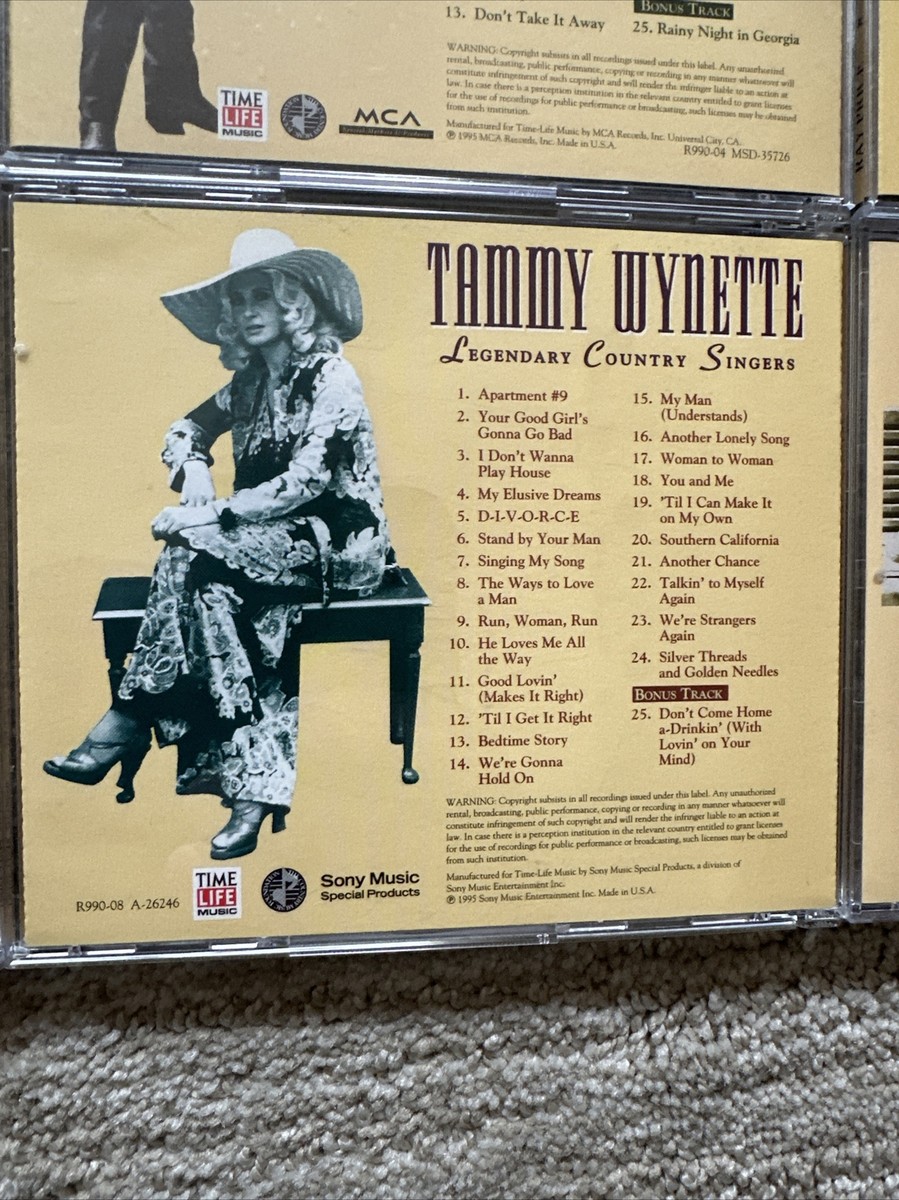 Time Life Legendary Country Singers Country Music Hall of
