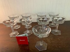 16 Champagne Glasses Model Malmaison In Baccarat Crystal Price Per Unit 