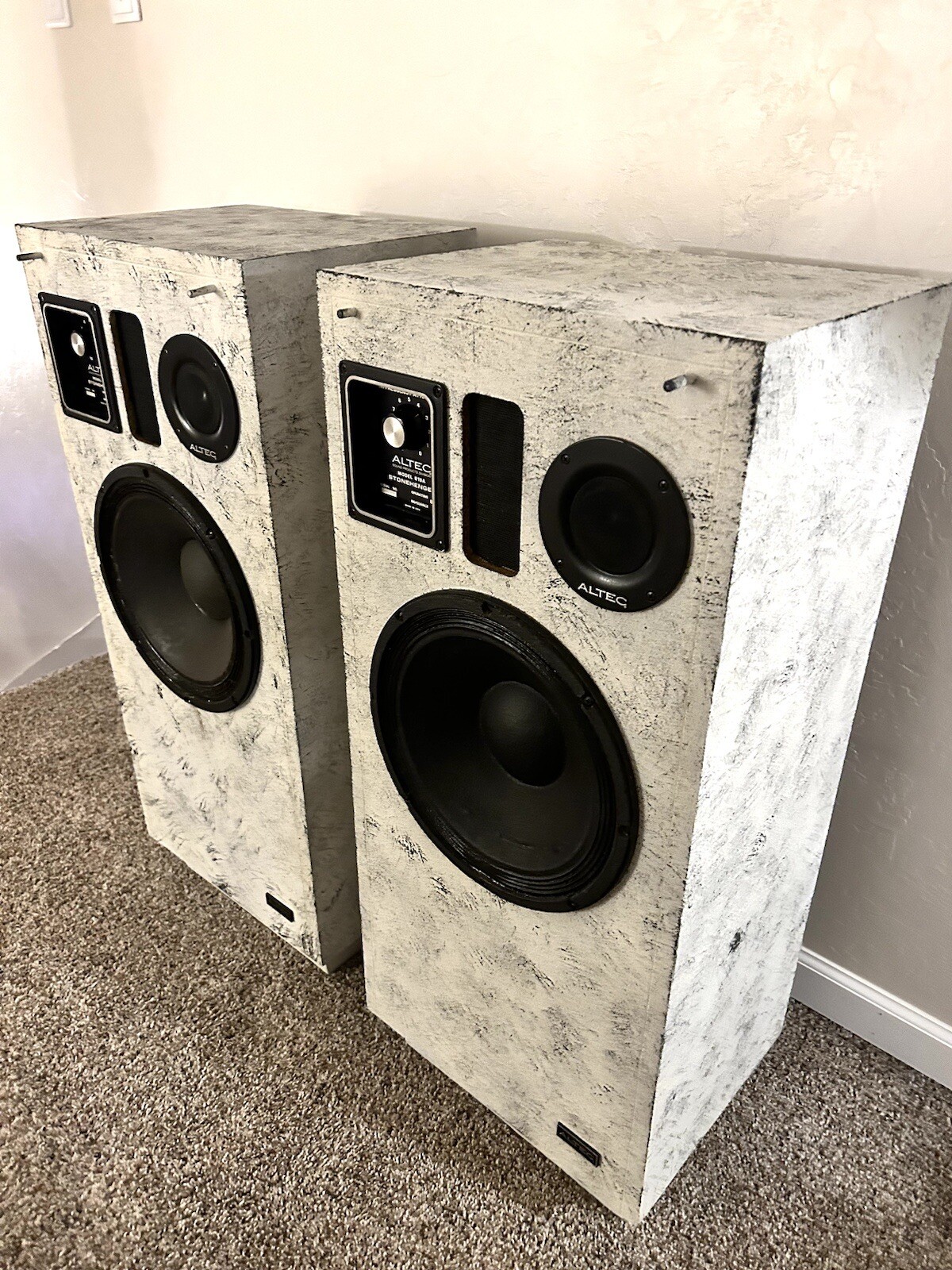 Vintage ALTEC Stonehenge HiFi Stereo Speakers PAIR Model 819A Crossovers 12” eBay