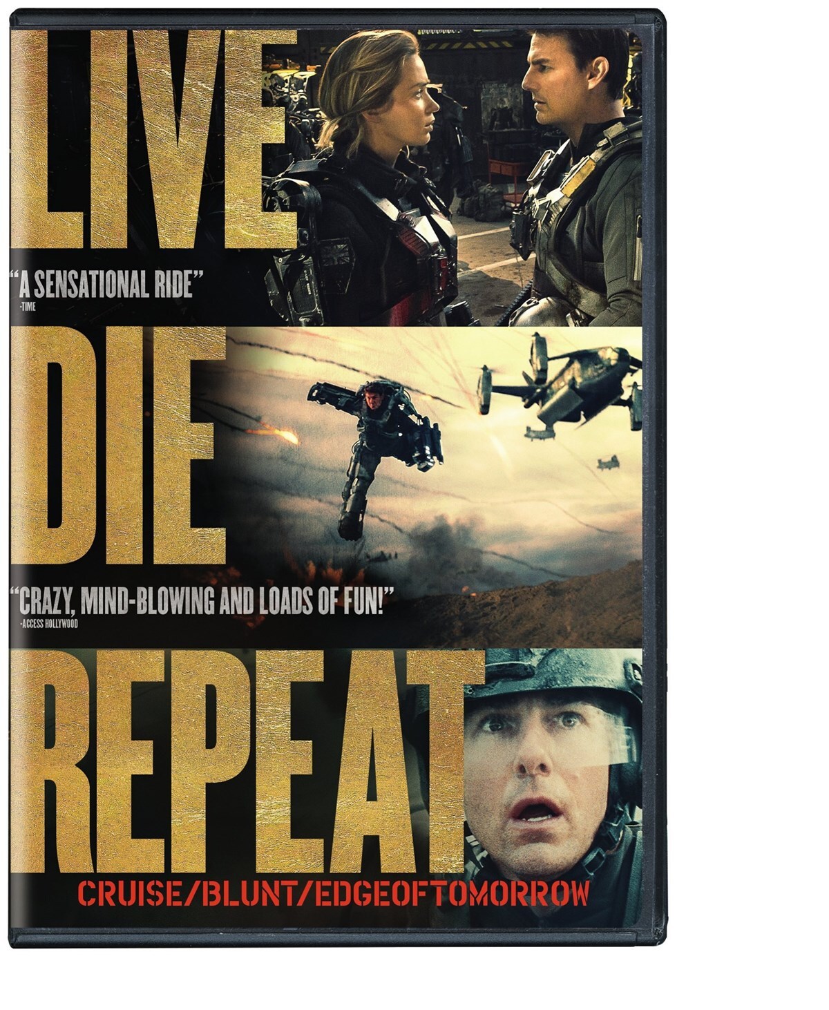 Edge of Tomorrow DVD Tom Cruise NEW Nuangle Shop