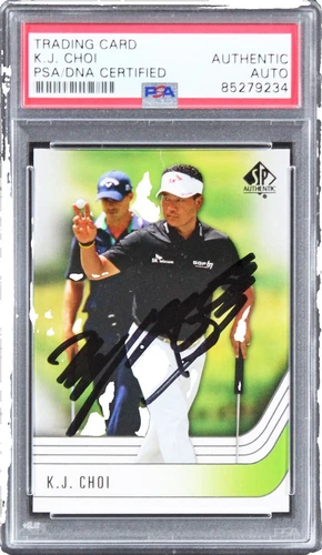 K.J. Choi PGA Autographed Items