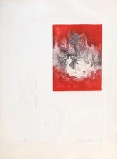 Lebadang (aka Hoi), Travail du Matin, Etching with Relief, signed in pencil