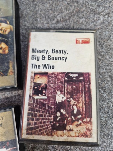 5 vintage cassette tapes Beatles Rubber Soul jimi mcartney the who rod wing Etc - Picture 12 of 16