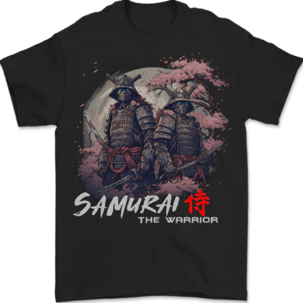 Bushido Samurai The Warrior Mens T-Shirt 100% Cotton