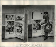 Foto de prensa 1962 refrigerador Westinghouse libre de escarcha utiliza sistema de inyección de frío