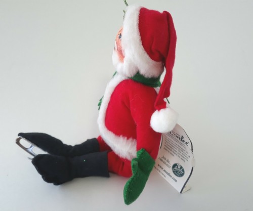 Annalee Santa Plush Skating Poseable Winking Collectible Vintage NWT 7Inch - Picture 8 of 19