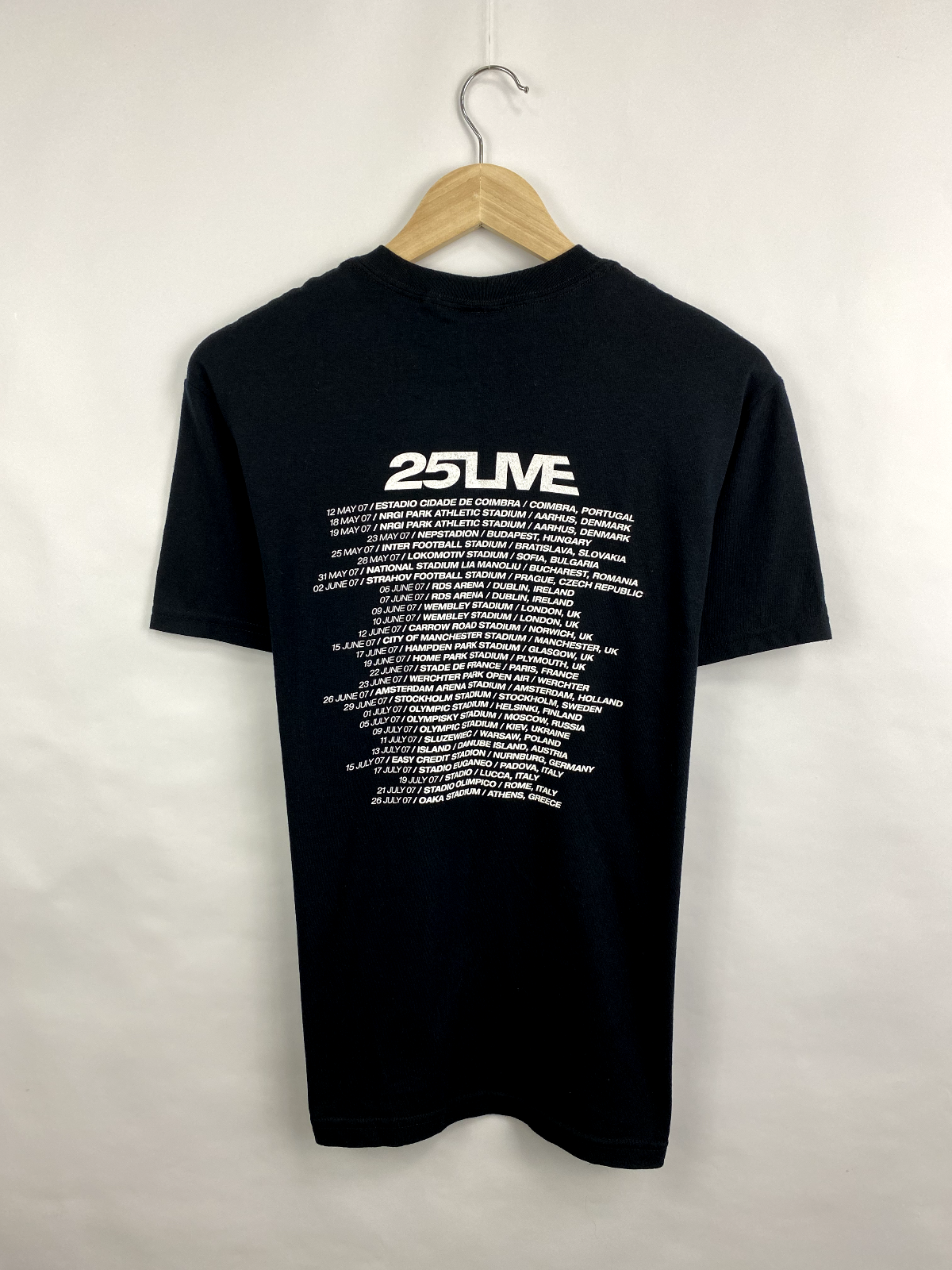 george michael 25 live t shirt