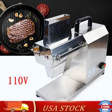 Commercial Electric Meat Tenderizer Cuber Steak Machine Stainless Steel 450W