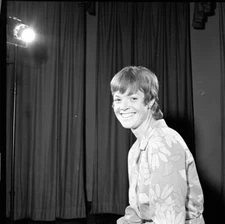 Vintage Negative B&W Med Format 1970's Yearbook Photo Teen Girl Short Hair #62