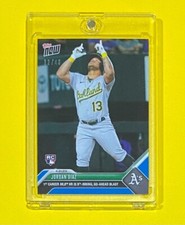 2023 MLB Topps Now Jordan Diaz Rookie BLUE PARALLEL /49 SSP Athletics #165 RC 🔥