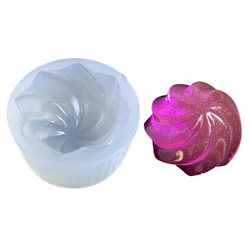 3D Cream Shape Silicone Mold Gypsum Epoxy Resin Mould