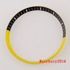 Men Watch Blue Yellow Watch Accessories Watch Parts Chapter Ring Fit For 42mm