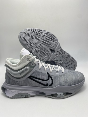 Nike Air Zoom G.T. Jump 2 TB P Grey Black White Shoes (DX9189 003) Men's Size 13
