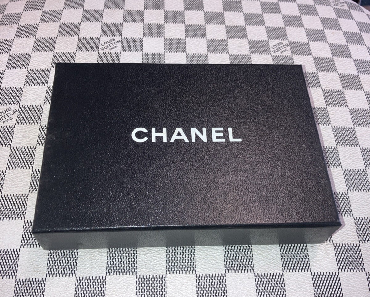 Chanel Empty Black Jewelry Box 6” x 4'' x 1.25'' . | eBay