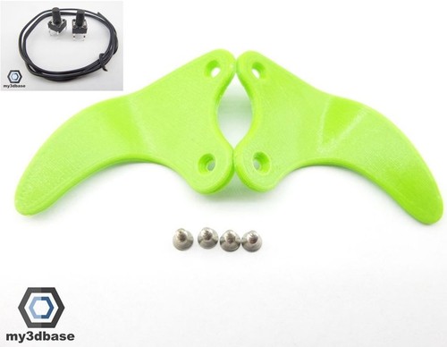 Paddle Mod Kit DIY PS4 Controller Paddles 'SHARK TEETH'+2Taster+40cm Kabel - Picture 5 of 31
