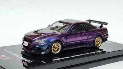 Inno64 Nissan Skyline R34 GT-T Magic Purple MotorXpo Hong