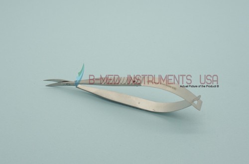 OR Grade Castroviejo Micro Scissor 3.5" Curved Surgical Ophthalmic Instrument - Picture 3 of 3