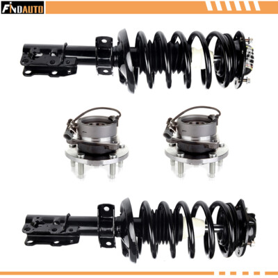 Front Strut w/ Coil Spring Wheel hub For Chevrolet Cobalt 05-10 Pontiac G5 07-09