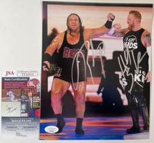 WWE NXT Heath Slater & Rhyno Signed 8x10 Photo C Autograph TNA IMPACT JSA COA