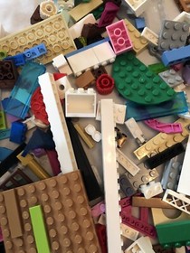 2 Lb Bulk Lot Of Lego Friends Bricks Baseplates Accessories Studs Lot #7