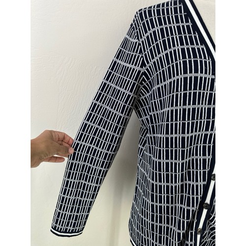 Brooks Brothers Preppy Silk Plaid Button Up Womens Cardigan Size XL - Picture 3 of 10