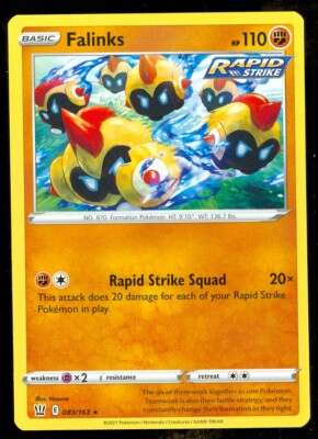 Pokemon FALINKS 083/163 Battle Styles - RARE - - MINT | eBay