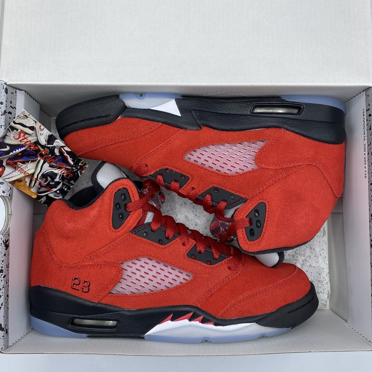 Nike Air Jordan 5 Retro V GS Raging Bull 440888-600 Fire Red