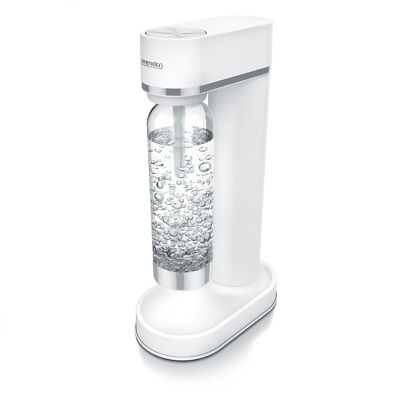 Arendo Soda Maker Wassersprudler - Inkl. BPA-freier Flasche, Kompatibel Mit 60L CO2 Zylindern