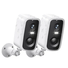 Eseecloud Q10 White 4MP Wireless Bluetooth Battery Camera IP65 Waterproof 5200mA