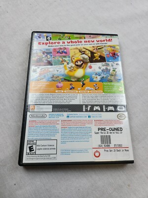 Super Mario 3D World (Nintendo Wii U, 2013) 45496903688| eBay