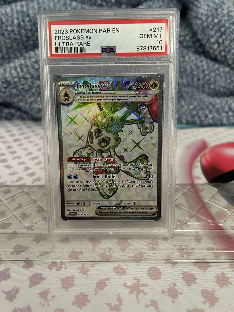 Pokémon Froslass ex Ultra Rare Paradox Rift 217/182 Gem Mint Pokémon Froslass ex Ultra Rare Paradox Rift 217/182 Gem Mint