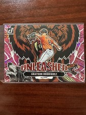2023 Panini Donruss - Unleashed Pink Fireworks #U15 Grayson Rodriguez (RC)