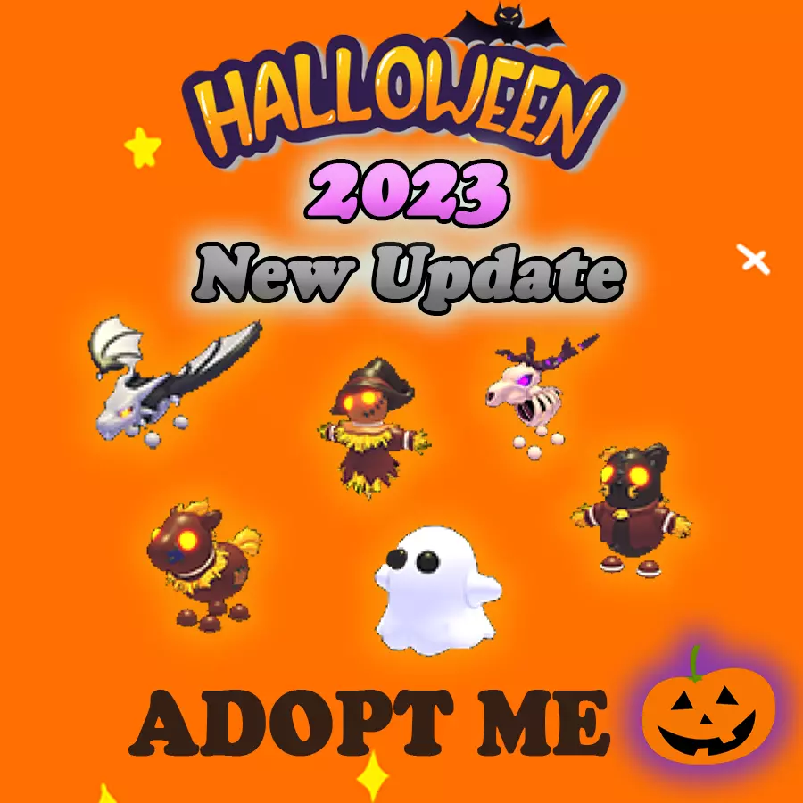 Halloween Pets 2023 -ADOPT from ME- Vampire Dragon Ghost Scarecrow Crow  CHEAP!!!