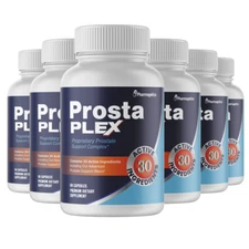 6 Bottles ProstaPlex  Proprietary Prostate Support Prosta Plex - 60 Capsules x 6
