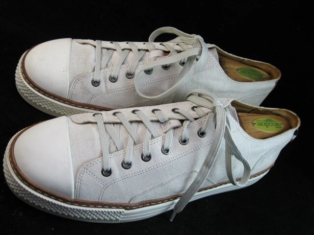 Tenis de vestir Allen Edmonds "PASADENA" de gamuza para hombre 9,5 D blancas (443N) Foto 4 de 4