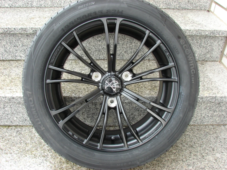 MSW by OZ X2 smart fortwo 451 schwarz Alufelgen Sommerreifen Sommerräder Hankook - Bild 4 von 4