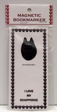 SCHIPPERKE DOG MAGNETIC BOOKMARK,"I LOVE MY SCHIPPERKE