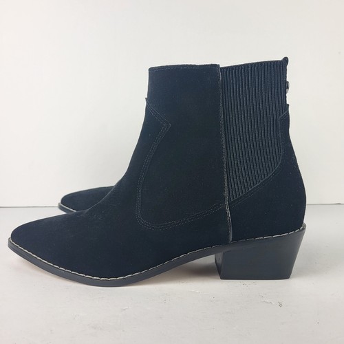 Botines Donald Pliner Gazzi Negro Gamuza Talla 6.5 M - Imagen 2 de 14