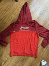 Ethika Hoodie Red Fleece, Embroidered Logo, Super soft, See Description