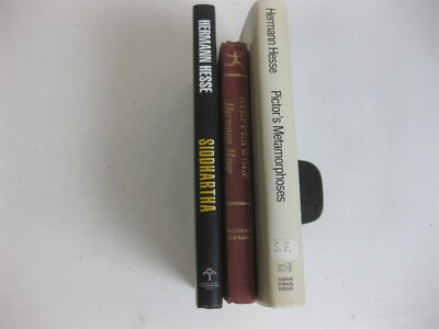 Hermann Hesse Lot 3 Hardcovers Siddhartha Steppenwolf Pictors Metamorphoses