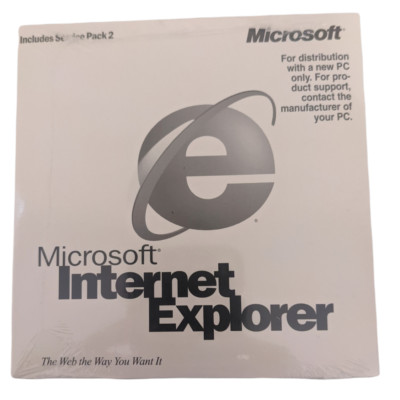MICROSOFT INTERNET EXPLOERER 4.01, SERVICE PACK 2,  CD,  SEALED PACKAGE