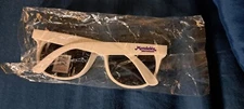 2 pairs mondelez plastic sunglasses, blue chrome coated lenses, white...