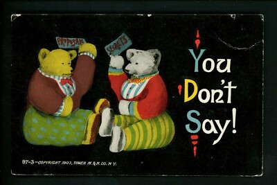 ポストカード集 Antique Teddy Bear Post Cards vintage