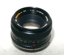 Minolta MC Rokkor-x PF f/1.7 50mm Lens