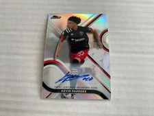2022 Topps Finest MLS Soccer KEVIN PAREDES Refractor Auto Autograph