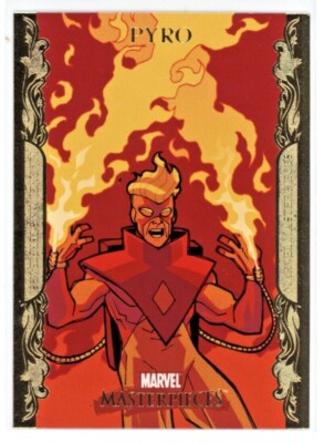 PYRO 2007 Marvel Masterpieces Gold Foil Border Parallel #67