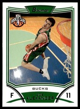 2008-09 Bowman Joe Alexander Rookie Milwaukee Bucks #118
