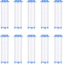 10 Pcs Shower Head Filter Replacement, 2.95"x0.94" Shower Head Filters, PP