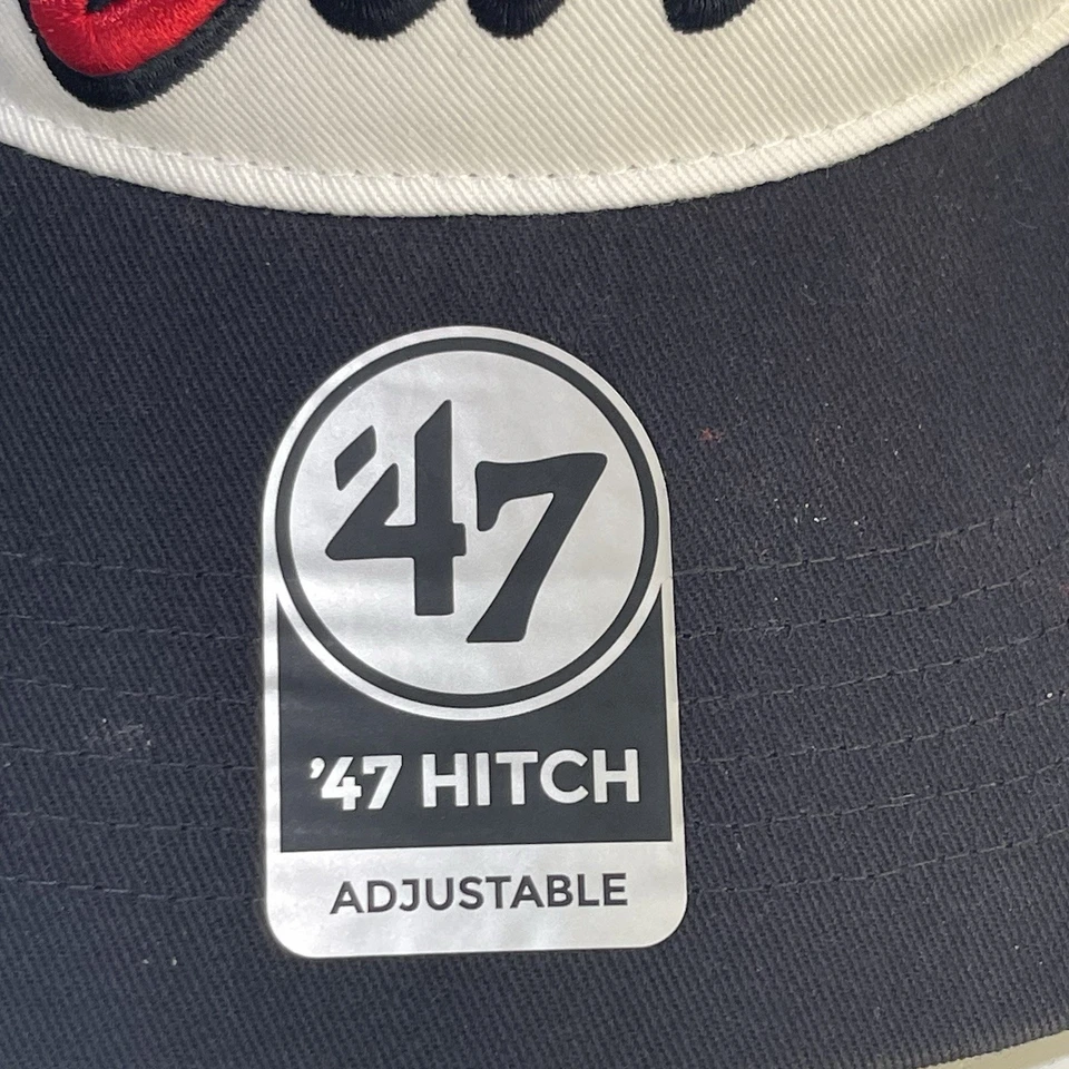 Washington Wizards NBA '47 Official Snapback Hitch Drop Shadow Hat White New NWT - Image 3 of 4