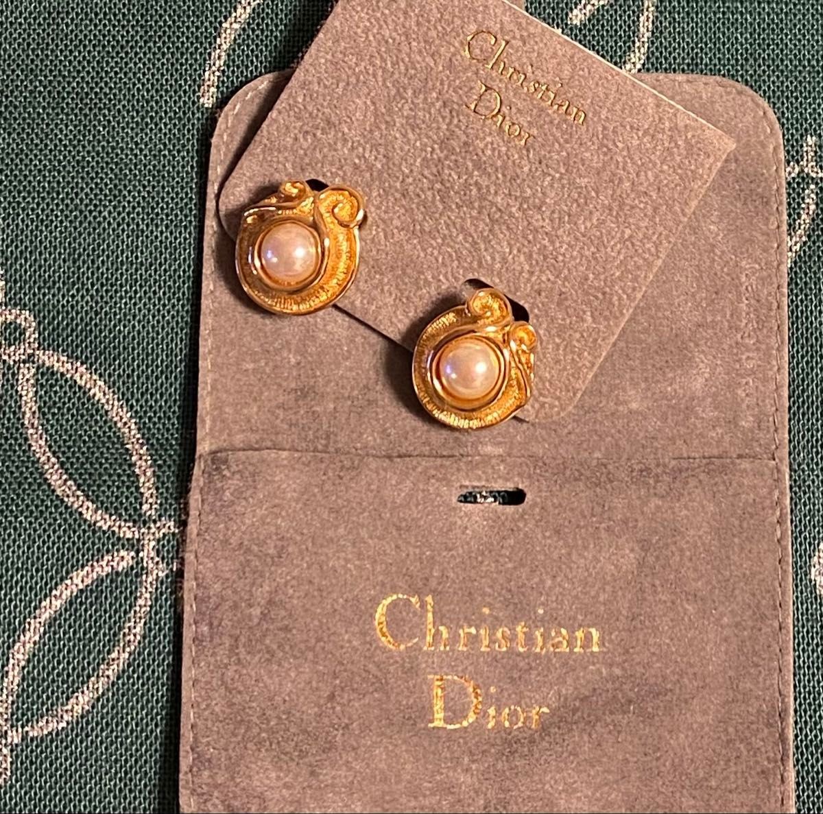 Earrings goods Christian Dior Earrings  Vintage Gold Pearl